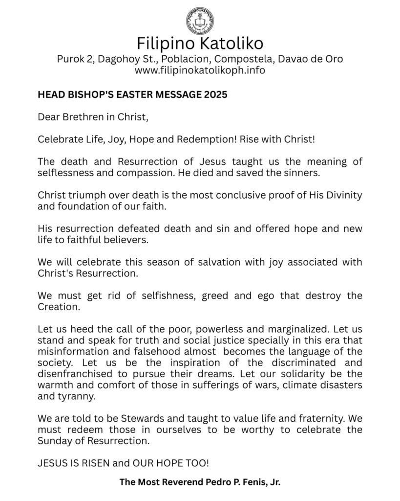 Easter Message